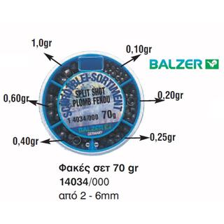 Set Fishing Leads Shot-Lead Split Balzer 14035/14034