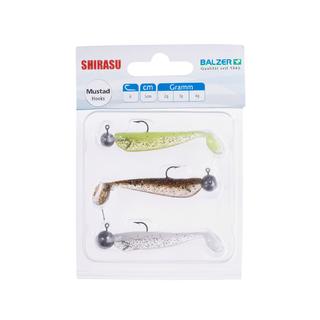 Shirasu Soft Lure Shirasu Waggle Shad Set Balzer 161240