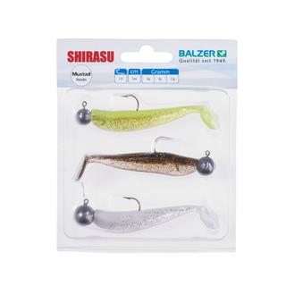 Shirasu Soft Lure Shirasu Waggle Shad Set Balzer 161240