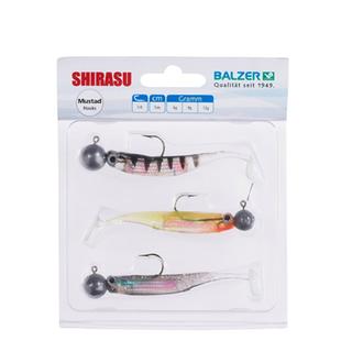 Shirasu Soft Lure Shirasu Holo Yoko Shad Set Balzer 161250