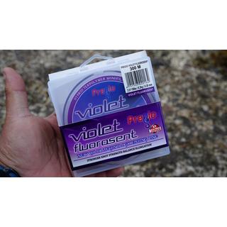 Fishing Lines Violet Fluoresent  Pregio