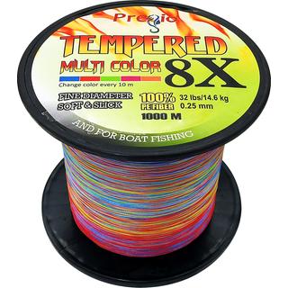 Νήματα Ψαρέματος Tempered Multicolor Οκτακλωνο 1000m Pregio 2619