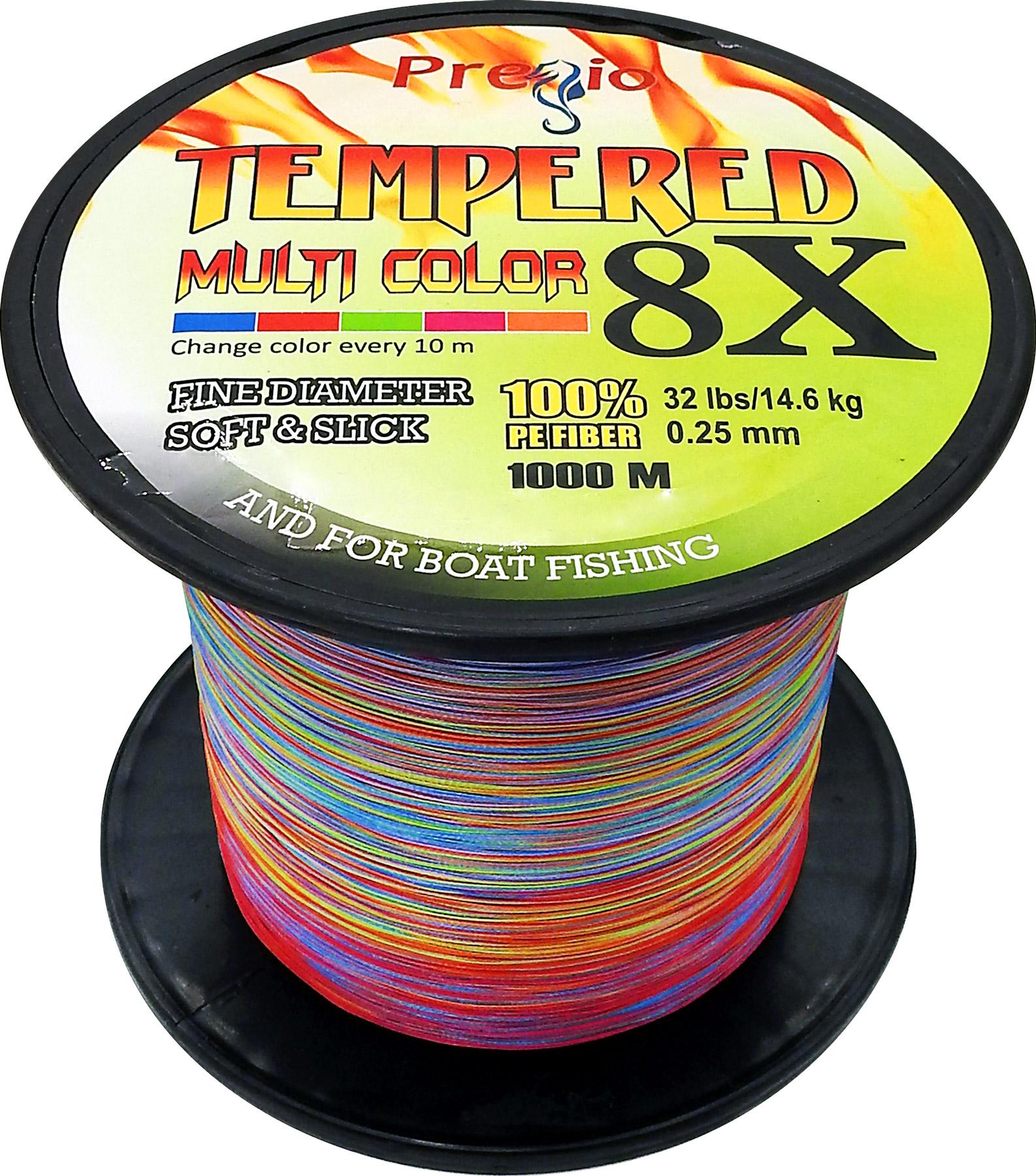 Braid Lines For Fishing - Braid Lines Pregio - Braid Lines Tempered  Multicolor 8x Braid 1000m Pregio 2619