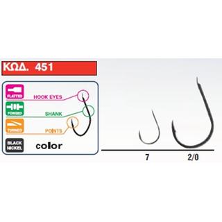 Fishing Hooks Mega 451