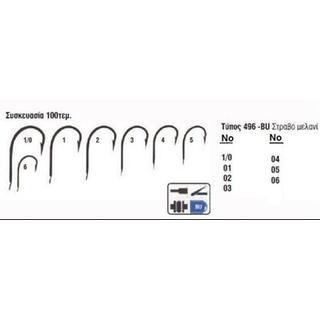 Fishing Hooks Mustad 496