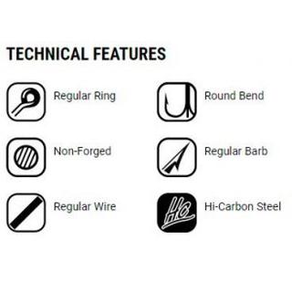 Σαλαγγιά VMC Round Treble 9649-BZ 100pcs