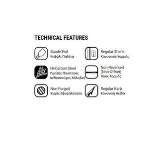Αγκίστρι Παραγαδίσιο VMC 9746 PS Hi Carbon Steel