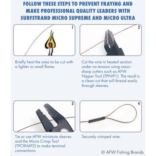 WIRE AFW Stainless Steel Leader Bare 1x7 A0 