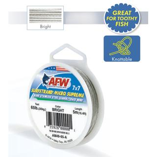 SURFSTRAND MICRO SUPREME AFW Bare 7x7 Stainless Steel Leader  BM49