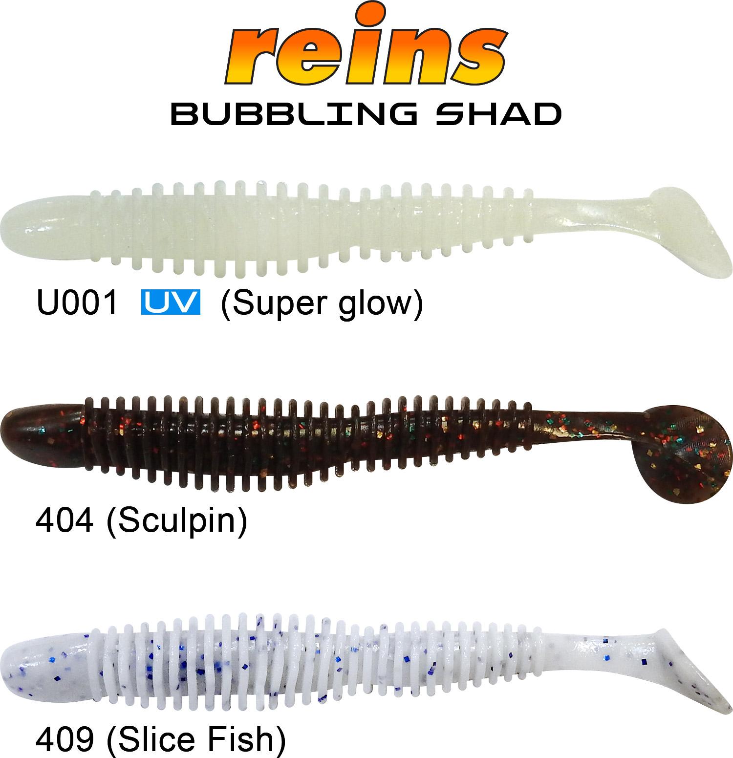 Fishing Lures - Fishing Soft Lures Reins - Fishing Lures Reins Bubbling  Shad-3/4