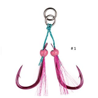 Assist Hooks Διπλά Hayabusa για Super Light Jigging FS-478