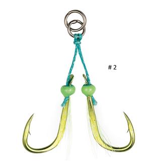 Assist Hooks Διπλά Hayabusa για Super Light Jigging FS-478