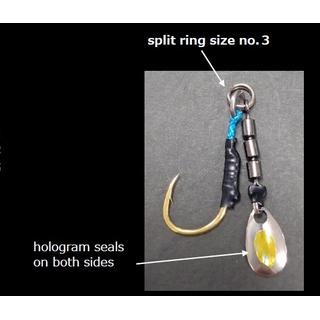 Assist Hooks Διπλά Hayabusa Hologram Blade Assist FS-498 (2τμχ)