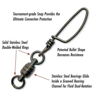 SNAP SWIVELS STAINLESS STEEL BALL-BEARING AFW FTV