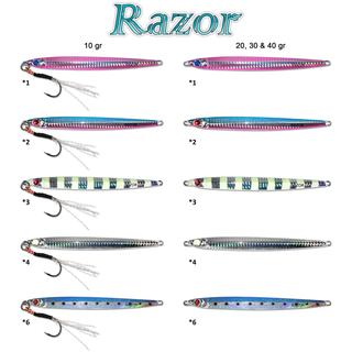 Fishing Pilkers Pregio Razor (NEW COLORS)