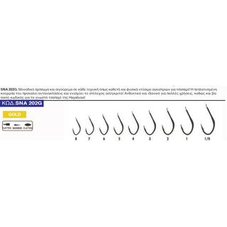 Fishing Hooks Hayabusa SNA-202G