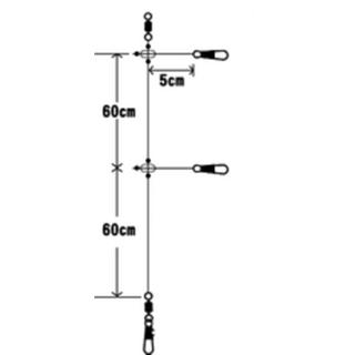 Fishing Rig for Squids Hayabusa SR-423