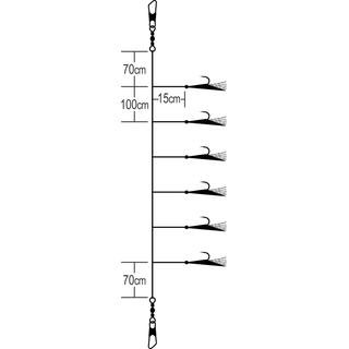 Fishing Sabiki Hayabusa T90222A2 UV